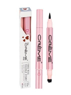 CRÈME Faux Freckle Stamp + Eyeliner Duo in Pink